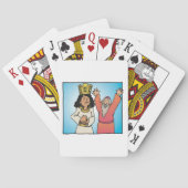Bibelkönigin und Prophet Glaubensbekenntnisse Spielkarten (Rückseite)