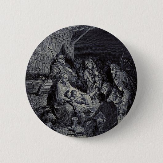 Bibelkrippe Button (Vorderseite)