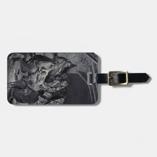 Bibelkrippe Gepäckanhänger (Vorderseite horizontal)