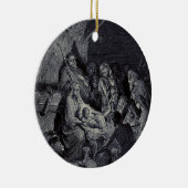 Bibelkrippe Keramik Ornament (Rechts)