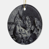 Bibelkrippe Keramik Ornament (Links)