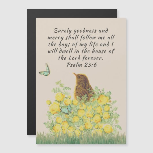 Bibelkunst - Magnetkarte Magneteinladung (Vorne/Hinten)