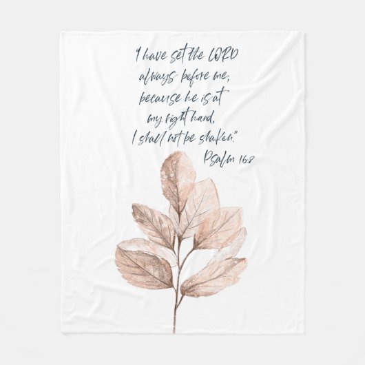 Bibelleafy Psalm Fleecedecke (Vorderseite)