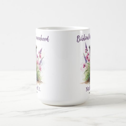 Bibellische Frauenheilkunde Jael Inspirationsskrip Kaffeetasse (Mittel)
