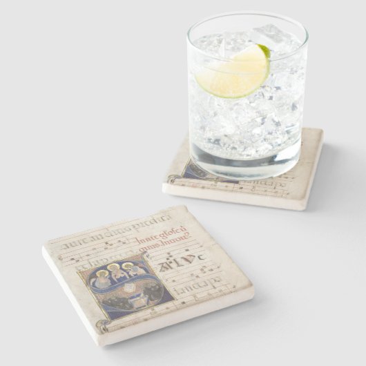 Bibelmanuskript-Kunst-Untersetzer Steinuntersetzer (Seitenansicht)