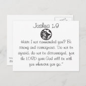 Bibelpostkarte Postkarte (Vorne/Hinten)