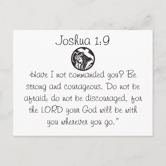 Bibelpostkarte Postkarte (Vorderseite)