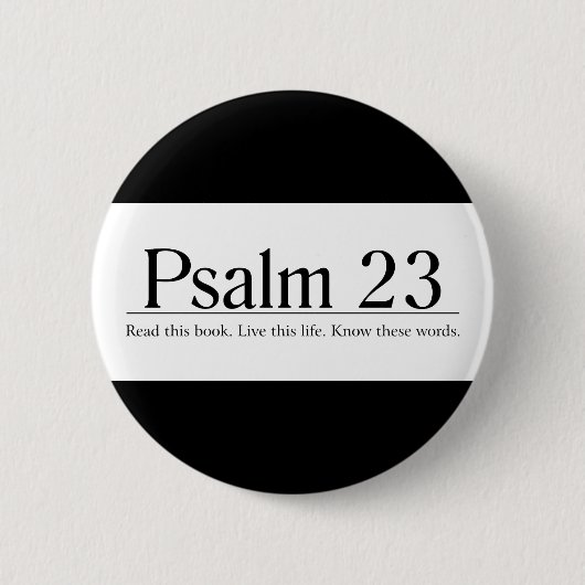 Bibelpsalm 23 button (Vorderseite)