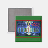 Bibelschilder "Frohe Weihnachten" Magnet (Vorderseite/Rückseite)