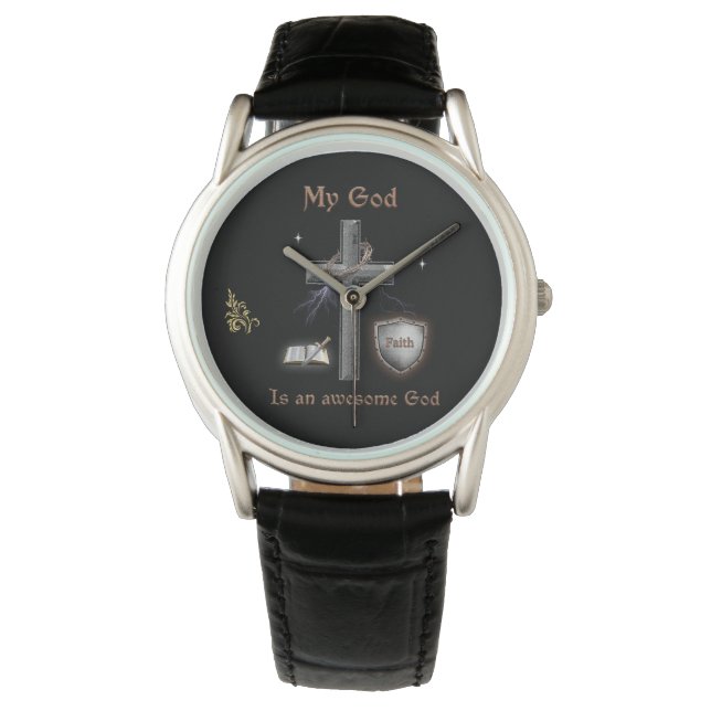 Bibelschrift Armbanduhr (Vorderseite)