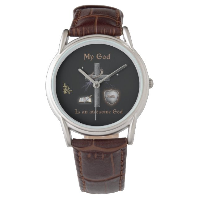 Bibelschrift Armbanduhr (Vorderseite)