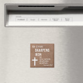 Bibelschrift auf den Kraftsprichwörtern 17:17 Magnet (In Situ (Geschirrspüler))