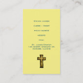 Bibelschrift Christlich Visitenkarte (Rückseite)