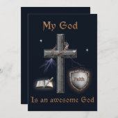 Bibelschrift Feiertagskarte (Vorne/Hinten)