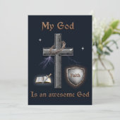 Bibelschrift Feiertagskarte (Stehend Vorderseite)