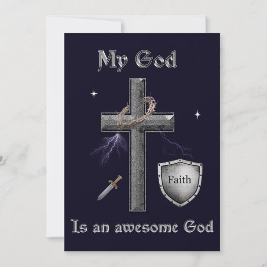 Bibelschrift Feiertagskarte (Vorderseite)