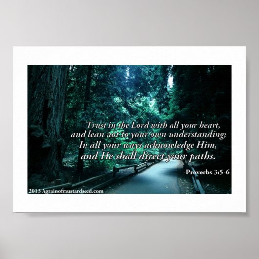 Bibelschrift Gebete Poster (Vorne)