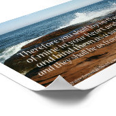 Bibelschrift Gebete Poster (Ecke)