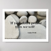 Bibelschrift Gebete Poster (Vorne)