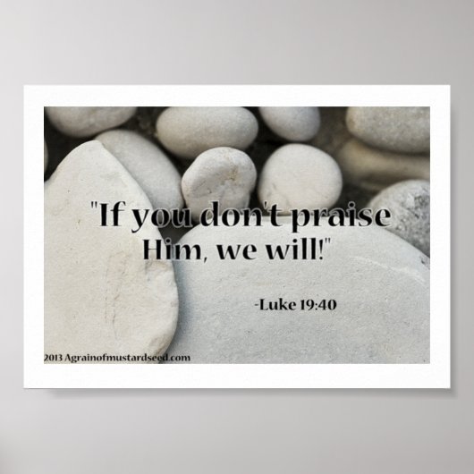 Bibelschrift Gebete Poster (Vorne)