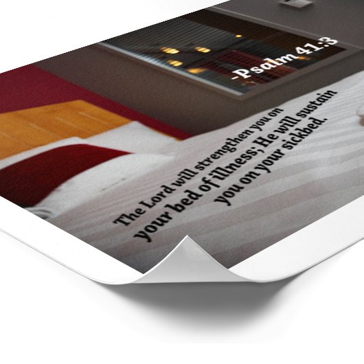 Bibelschrift Gebete Poster (Ecke)