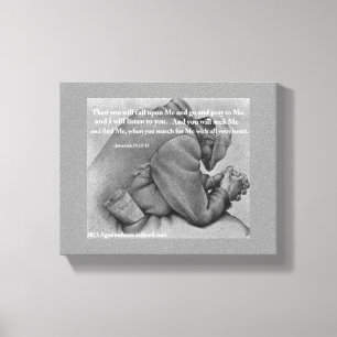 Bibelschrift Inspiration Leinwanddruck