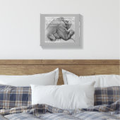 Bibelschrift Inspiration Leinwanddruck (Insitu (Schlafzimmer))