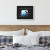 Bibelschrift Inspiration Leinwanddruck (Insitu (Schlafzimmer))