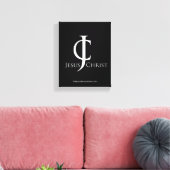 Bibelschrift Inspiration Leinwanddruck (Insitu (Wohnzimmer))