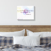 Bibelschrift Inspiration Leinwanddruck (Insitu (Schlafzimmer))