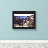 Bibelschrift Inspiration Leinwanddruck (Insitu (Holzboden))