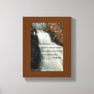 Bibelschrift Inspiration Leinwanddruck