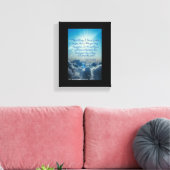 Bibelschrift Inspiration Leinwanddruck (Insitu (Wohnzimmer))