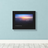 Bibelschrift Inspiration Leinwanddruck (Insitu (Holzboden))