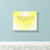 Bibelschrift Inspiration Leinwanddruck (Insitu (Holzboden))