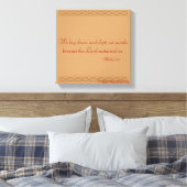 Bibelschrift Inspiration Leinwanddruck (Insitu (Schlafzimmer))