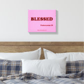 Bibelschrift Inspiration Leinwanddruck (Insitu (Schlafzimmer))