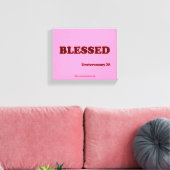 Bibelschrift Inspiration Leinwanddruck (Insitu (Wohnzimmer))