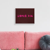 Bibelschrift Inspiration Leinwanddruck (Insitu (Wohnzimmer))
