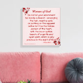 Bibelschrift Inspiration Leinwanddruck (Insitu (Wohnzimmer))