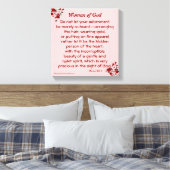 Bibelschrift Inspiration Leinwanddruck (Insitu (Schlafzimmer))