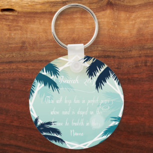 Bibelschrift Isaiah 26:3 Schlüsselanhänger