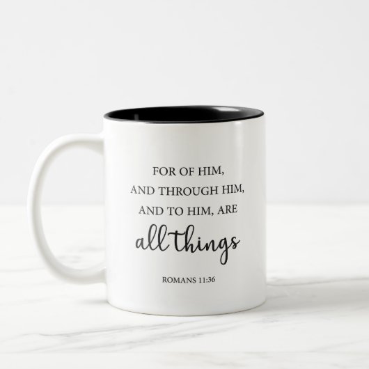 Bibelschrift Kaffeepause Tasse (Links)