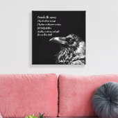 Bibelschrift Luke 12:24 Leinwanddruck (Insitu (Wohnzimmer))