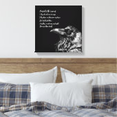 Bibelschrift Luke 12:24 Leinwanddruck (Insitu (Schlafzimmer))