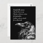 Bibelschrift Luke 12:24 Postkarte (Vorne/Hinten)