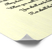 Bibelschrift Poster (Ecke)