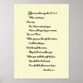 Bibelschrift Poster (Vorne)