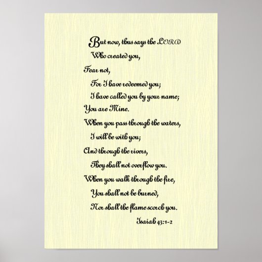 Bibelschrift Poster (Vorne)