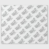 Bibelschrift Religiöser Text Quote Wrapping Pape Geschenkpapier (Flach)